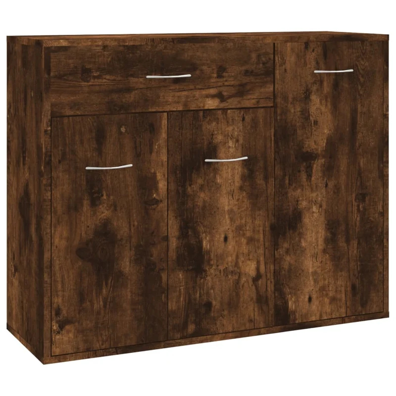 Buffet bahut commode armoire meuble de rangement organisateur cuisine salle de séjour salon 88 x 30 x 70 cm bois d'ingénierie marron 02_0031118