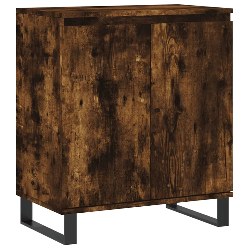 Buffet bahut commode armoire meuble de rangement organisateur cuisine salle de séjour salon 60 x 35 x 70 cm bois d'ingénierie marron 02_0030983