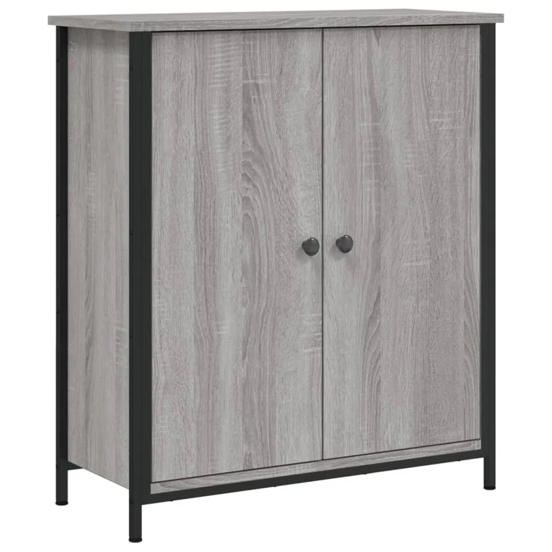 Buffet bahut commode armoire meuble de rangement organisateur cuisine salle de séjour salonsonoma 70 x 30 x 80 cm bois d'ingénierie gris 02_0036503