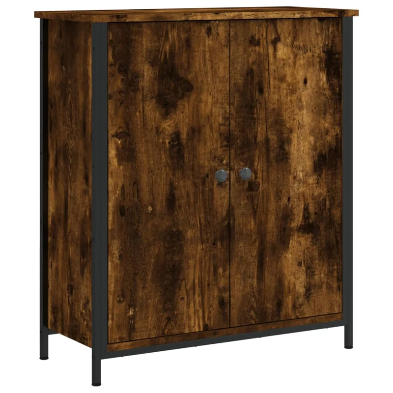 Buffet bahut commode armoire meuble de rangement organisateur cuisine salle de séjour salon 70 x 30 x 80 cm bois d'ingénierie marron 02_0031083