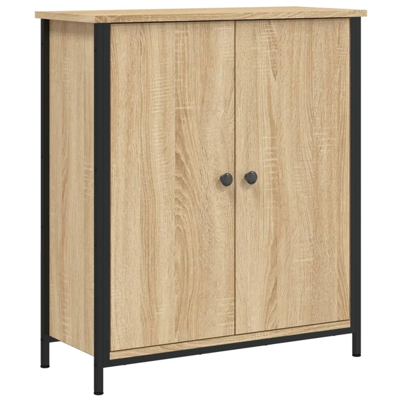 Buffet bahut commode armoire meuble de rangement organisateur cuisine salle de séjour salon sonoma 70 x 30 x 80 cm bois d'ingénierie marron 02_0031695