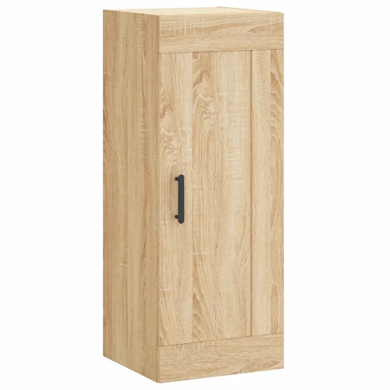 Armoire murale élégante avec rangement 34,5 x 34 x 90 cm en bois d'ingénierie chêne sonoma 02_0048953