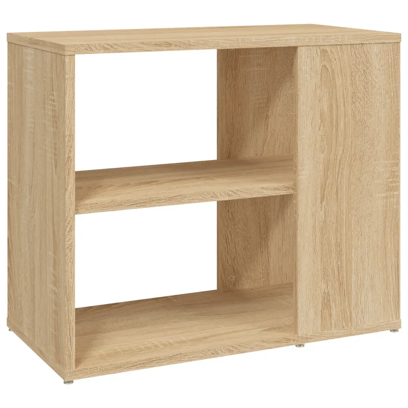 Armoire latérale moderne pratique 60 x 30 x 50 cm rangement idéal salon en bois d'ingénierie chêne sonoma 02_0047878