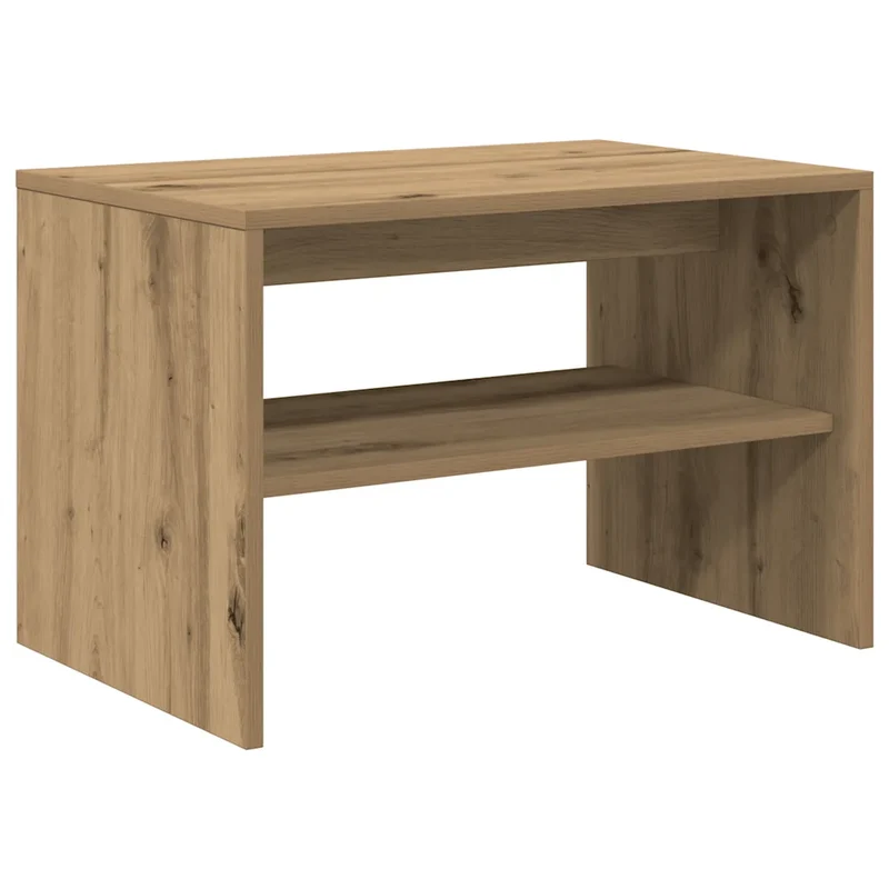 Meuble TV polyvalent design épuré 60 x 40 x 40 cm grand espace de rangement en bois d'ingénierie chêne artisanal 02_0051227
